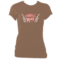 Fiddle Hero Women's Fitted T-shirt