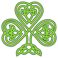 Celtic Shamrock Sticker