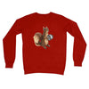 Concertina Playing Squirrel Crew Neck Sweatshirt