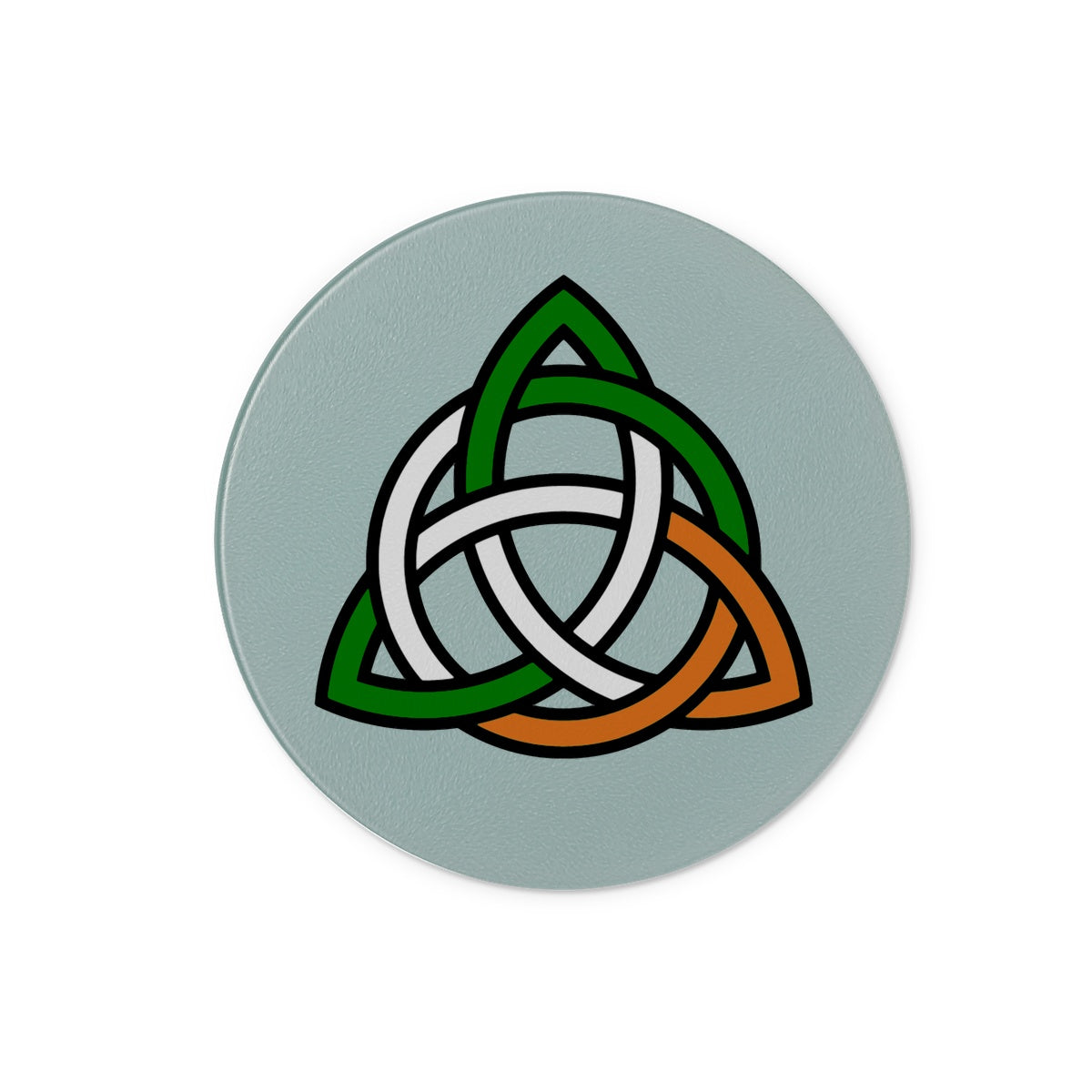 Irish Celtic Knot Glass Chopping Board