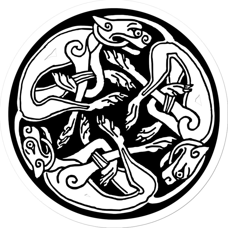 Celtic Dogs Sticker