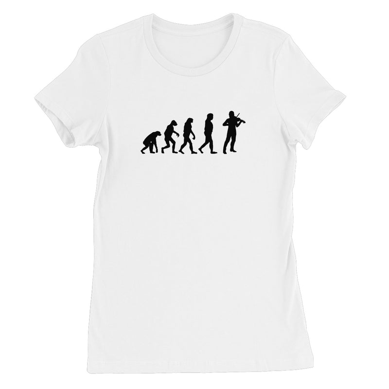 Evolution of Fiddle Players Women's T-Shirt