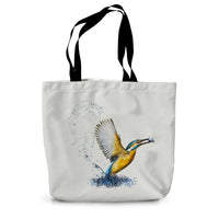 Kingfisher Canvas Tote Bag