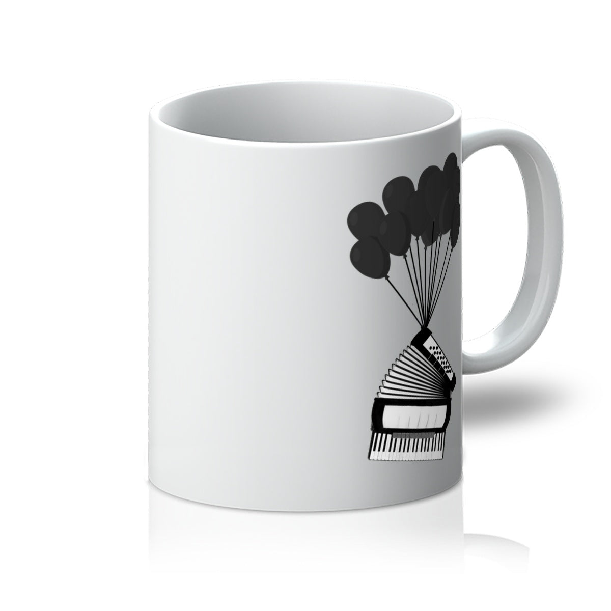 Banksy Style Accordion Mug