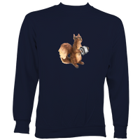 Squirrel playing Concertina Sweatshirt