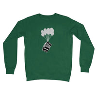 Banksy Style Melodeon Crew Neck Sweatshirt