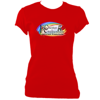 Chester & Chippenham Folk Festival Ladies FItted T-shirt