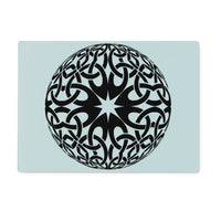 Celtic Woven Globe Glass Chopping Board