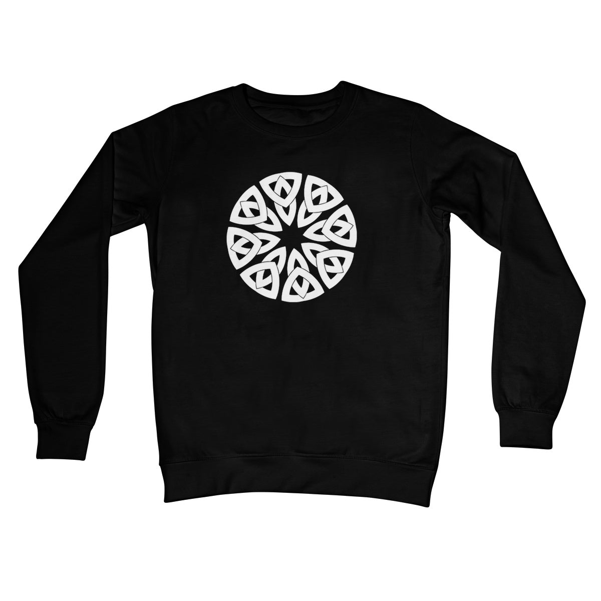 Celtic Petals Crew Neck Sweatshirt