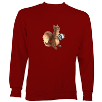 Squirrel playing Concertina Sweatshirt