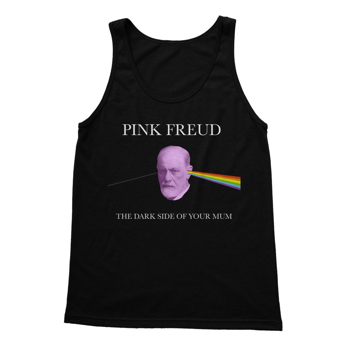 Pink Freud Dark Side of your Mum Softstyle Tank Top