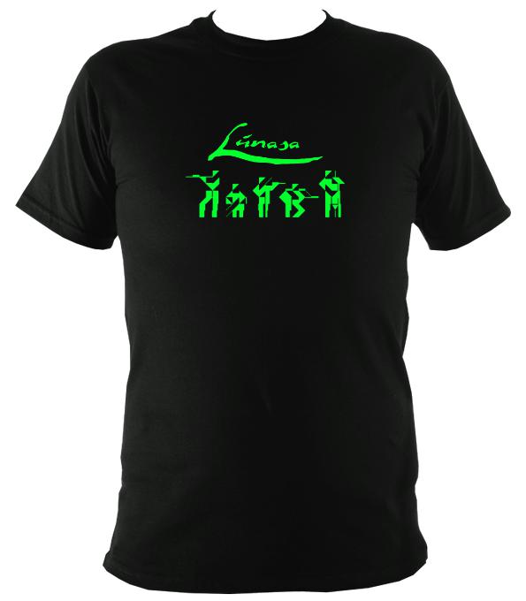Lúnasa Irish Band T-shirt - T-shirt - Black - Mudchutney