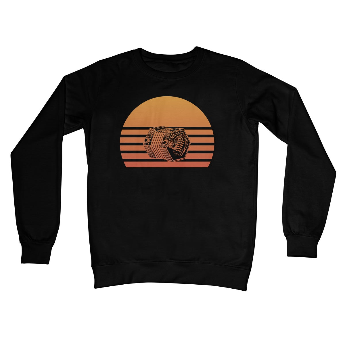 Sunset Concertina Crew Neck Sweatshirt