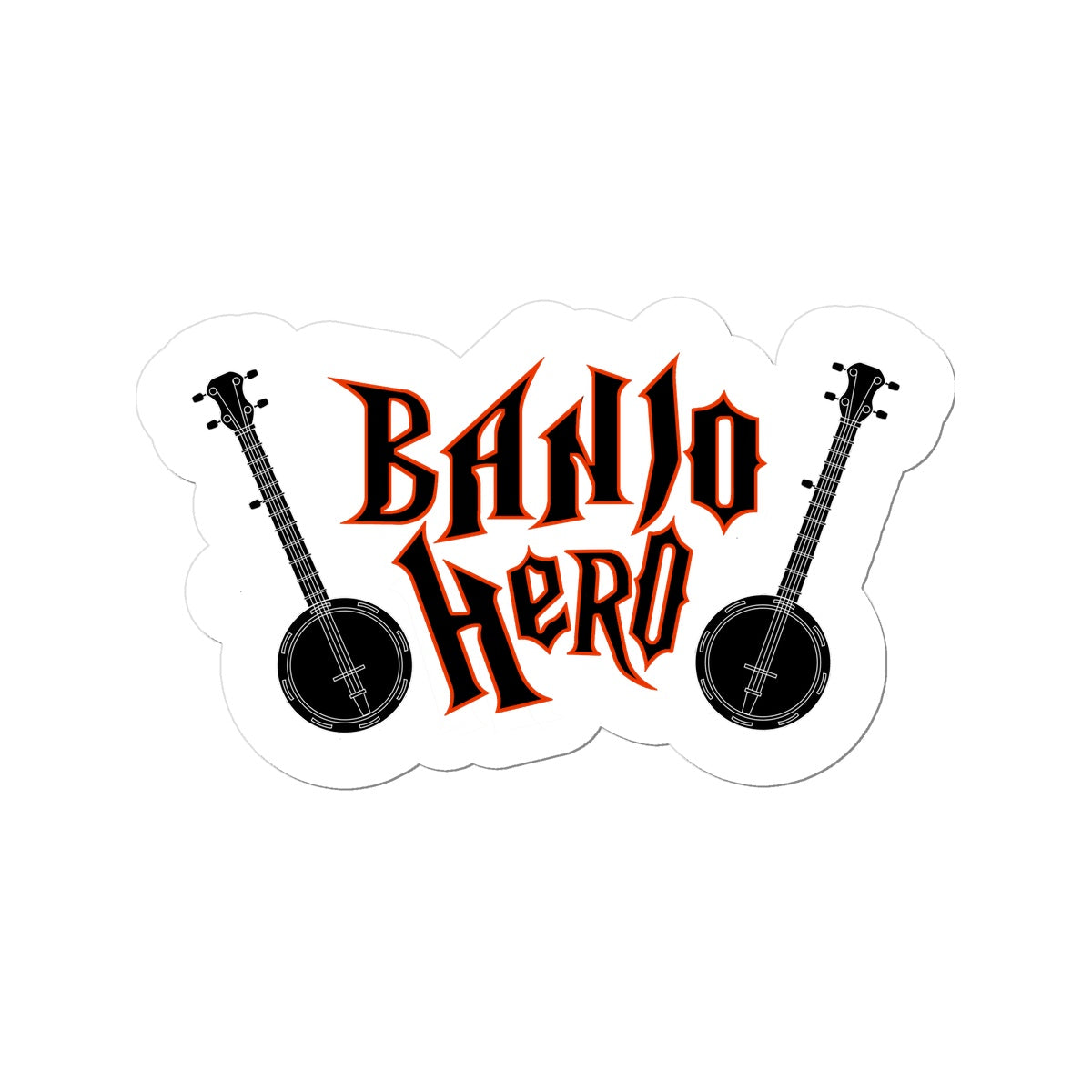 Banjo Hero Sticker