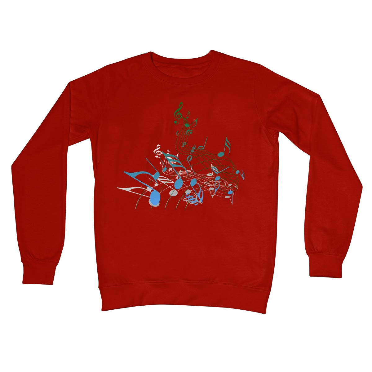 Abstract Music Score Sweatshirt