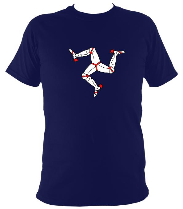 Manx "ny tree cassyn" T-Shirt - T-shirt - Navy - Mudchutney