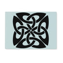 Celtic Square Knot Glass Chopping Board