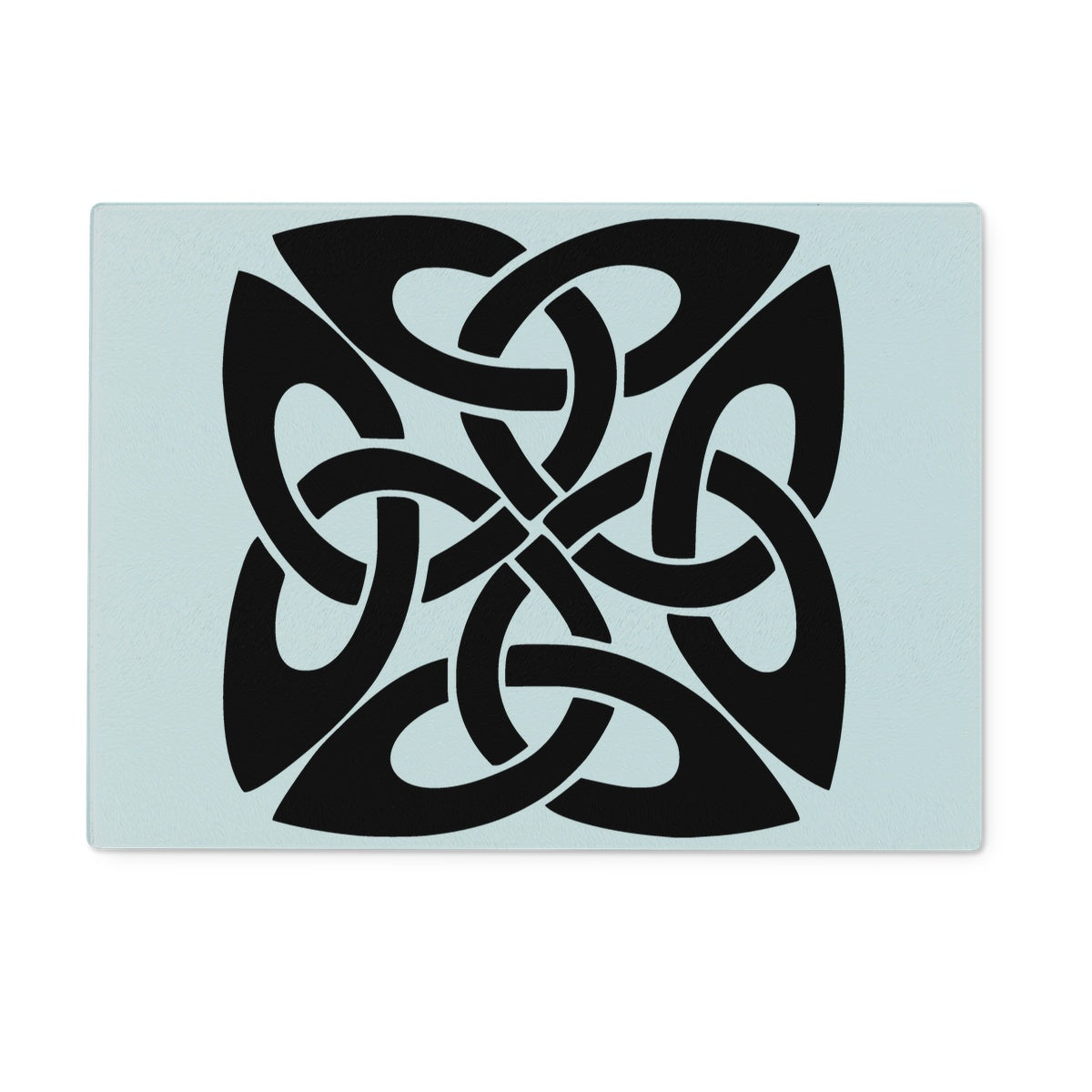 Celtic Square Knot Glass Chopping Board