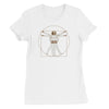 Da Vinci Vitruvian Man Concertina Women's T-shirt