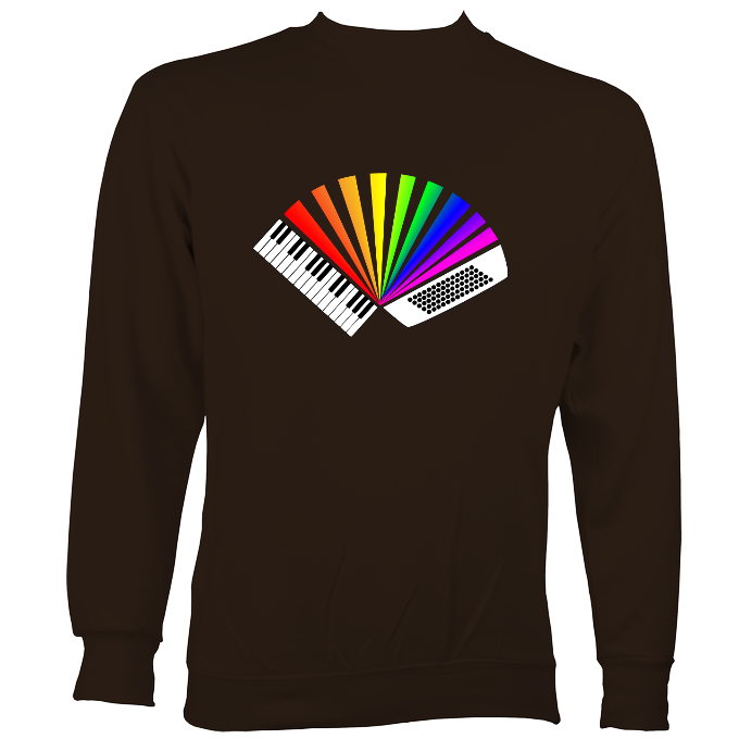 Rainbow Piano Accordion Sweatshirt