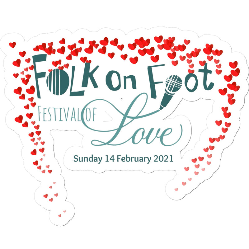 Folk on Foot 4 - Feb 21 Sticker