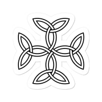 Celtic 4 sided knot Sticker