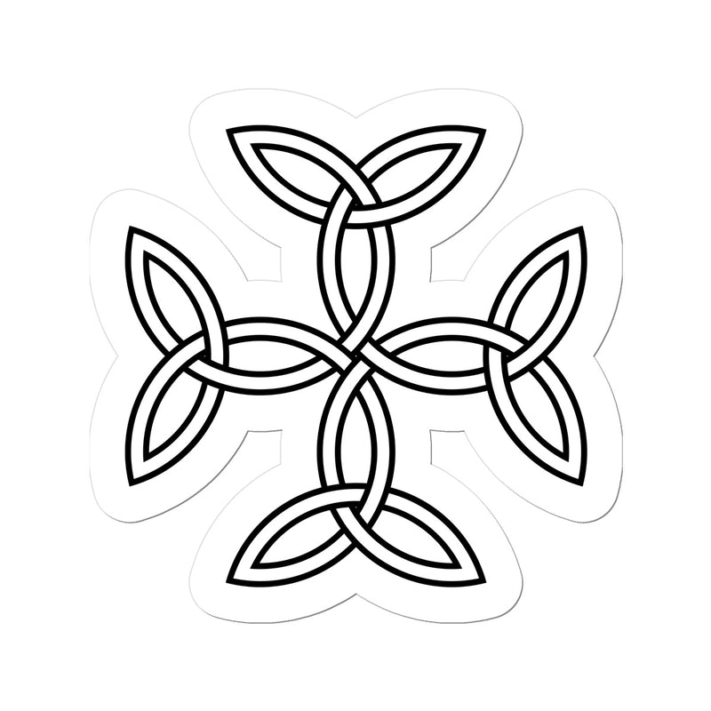 Celtic 4 sided knot Sticker