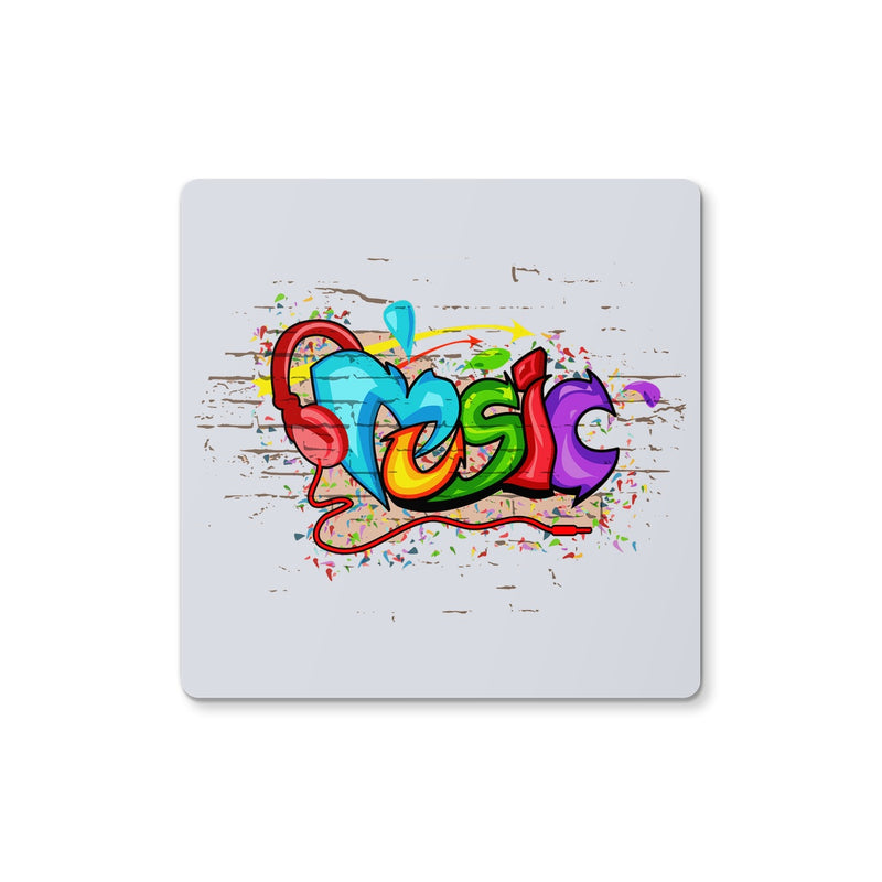 Music Graffiti Art Coaster