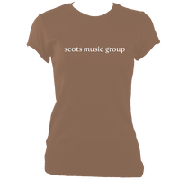 Scots Music Group "Long Logo" Womens Fitted T-shirt