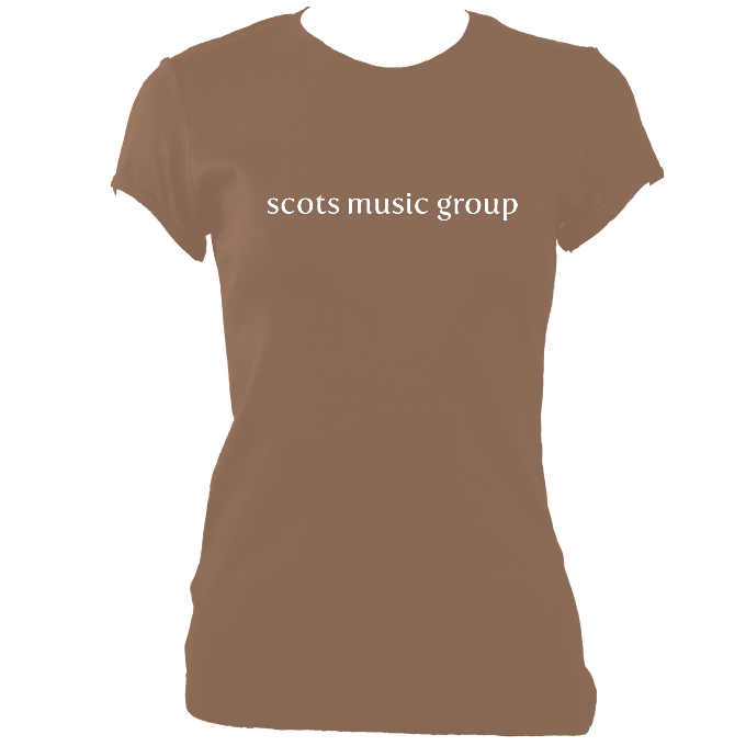Scots Music Group "Long Logo" Womens Fitted T-shirt