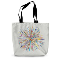 Colourful Explosion Canvas Tote Bag