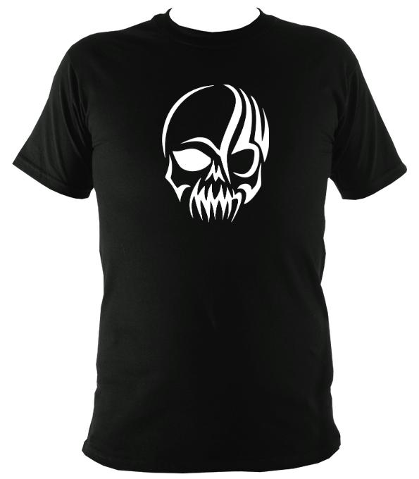 Tribal Simple Skull T-shirt - T-shirt - Black - Mudchutney