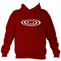 Flattened Spiral Hoodie-Hoodie-Red hot chilli-Mudchutney