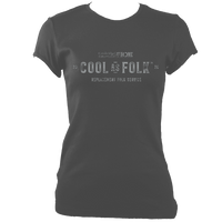 Cambridge Folk Festival Cool as Folk Fitted T-shirt