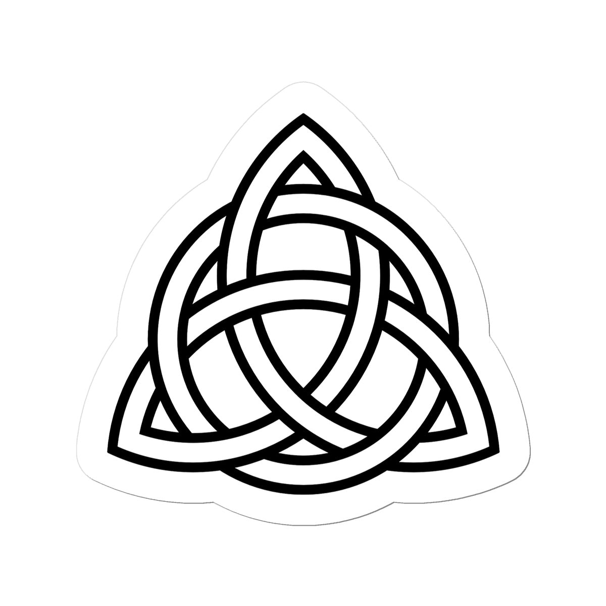 Triangular Celtic Knot Sticker