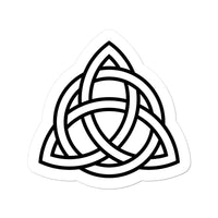 Triangular Celtic Knot Sticker