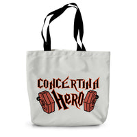 Concertina Hero Canvas Tote Bag