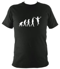 Evolution of Morris Dancers T-shirt - T-shirt - Forest - Mudchutney