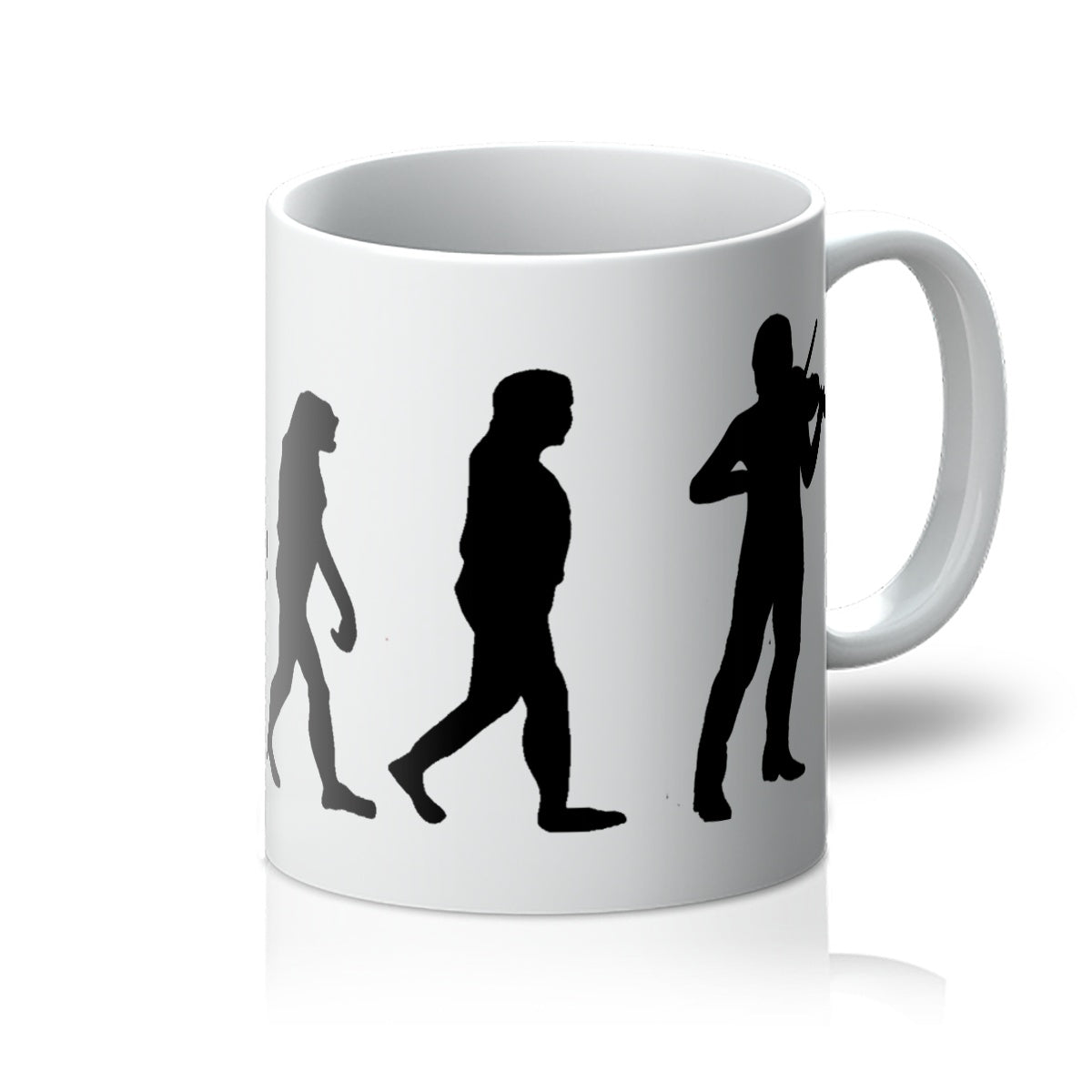 Evolution of Fiddle Players Mug