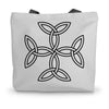 Celtic 4 sided knot Canvas Tote Bag