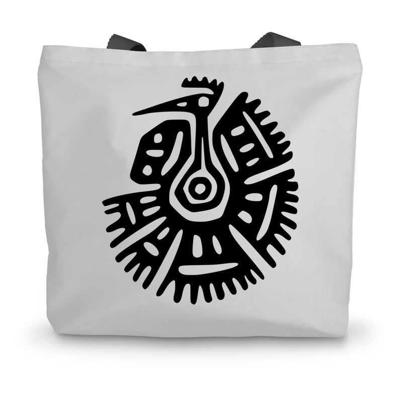 Mayan Bird Canvas Tote Bag