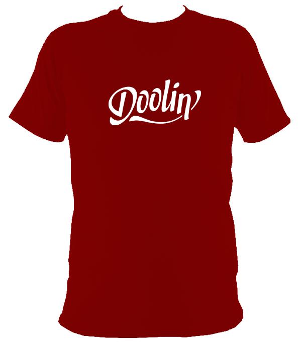Doolin Irish Band T-shirt - T-shirt - Cardinal Red - Mudchutney
