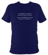 May you live as long as you want... Irish Gaelic T-shirt - T-shirt - Navy - Mudchutney