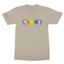 Rainbow Sound Wave Concertina T-Shirt