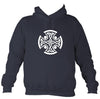 Celtic Round Hoodie-Hoodie-Denim-Mudchutney