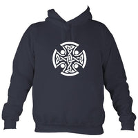 Celtic Round Hoodie-Hoodie-Denim-Mudchutney