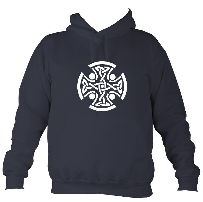 Celtic Round Hoodie-Hoodie-Denim-Mudchutney