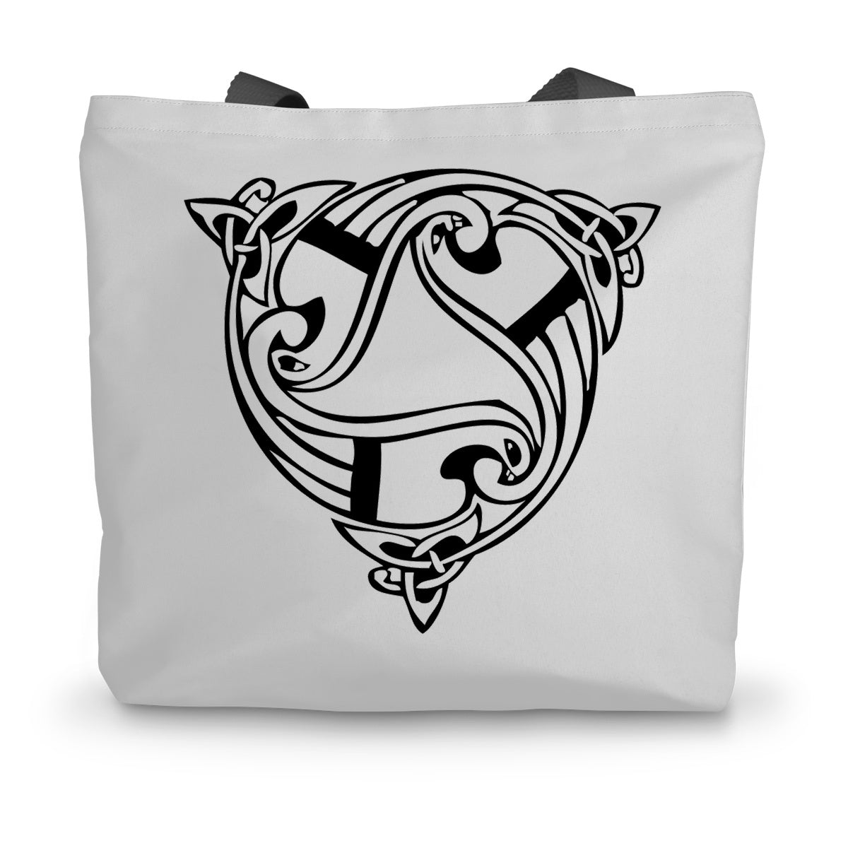 Victorian Celtic Knot Canvas Tote Bag