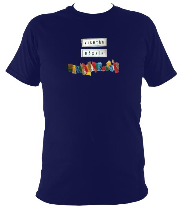 Vishtèn "Mosaic" T-Shirt - T-shirt - Navy - Mudchutney