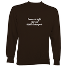 Cornish Language "My Hovercraft Is Full of Eels" Sweatshirt
